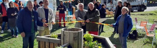 Inauguration du “Key Hole Garden” !